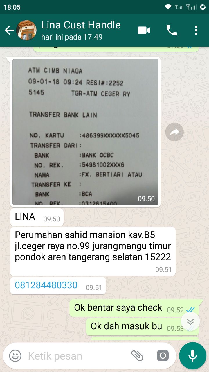 Ibu Lina Tangerang